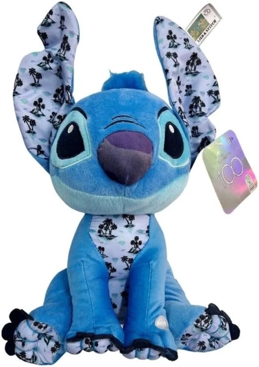 Stitch 100-årsjubileum Med Ljudnalle 30 Cm från Disney i Flerfärgad – produktbild