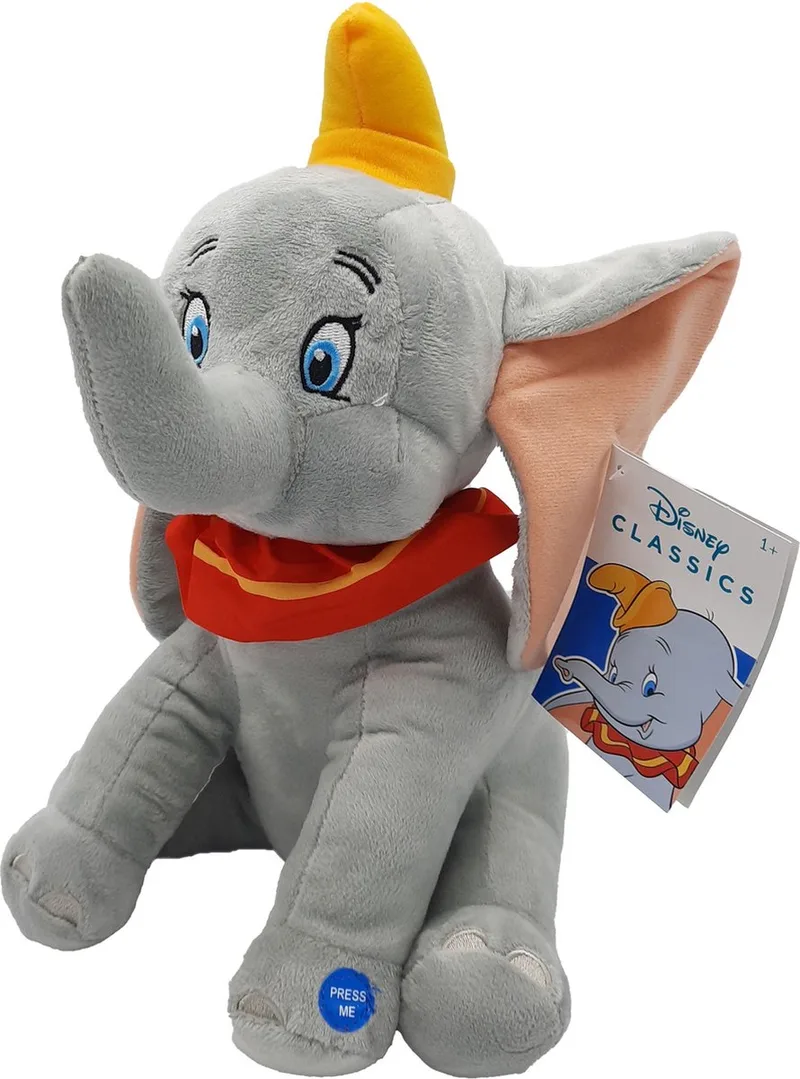 Dombo Olifant - Knuffel - Pluche - Met geluid - 30 cm von Disney in Dumbo – Produktfoto