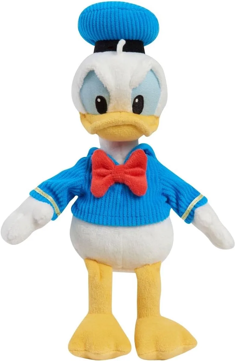 Donald Duck Pluche Knuffel met Geluid (20 cm) von Disney in Disney Classics Donald Duck Small Plush Toy with Sound Effects – Produktfoto