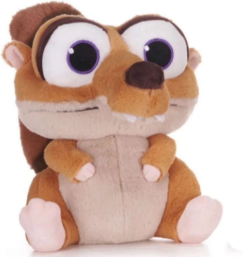Ice Age Pluche Knuffel 30 cm - Speelgoed Knuffels voor Kinderen Jongens Meisjes von Disney in Baby Scrat – Produktfoto