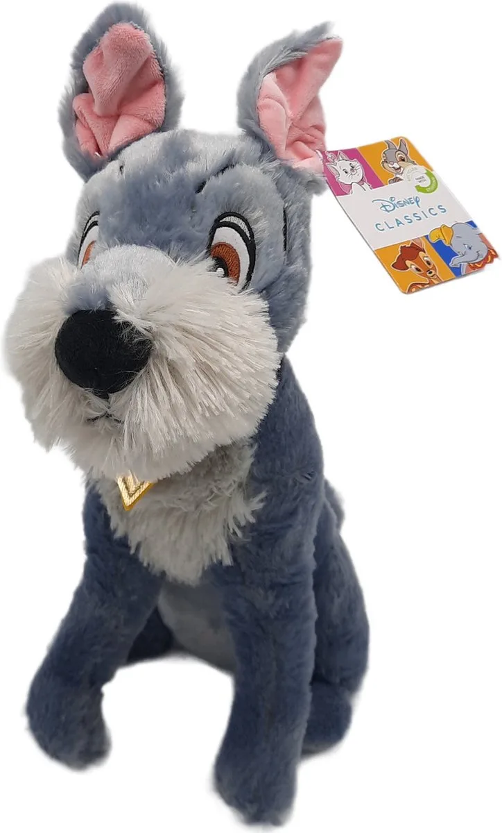 Lady en de Vagebond - Knuffel - Vagebond - Hond - 30 cm van Disney in Vagebond – productfoto
