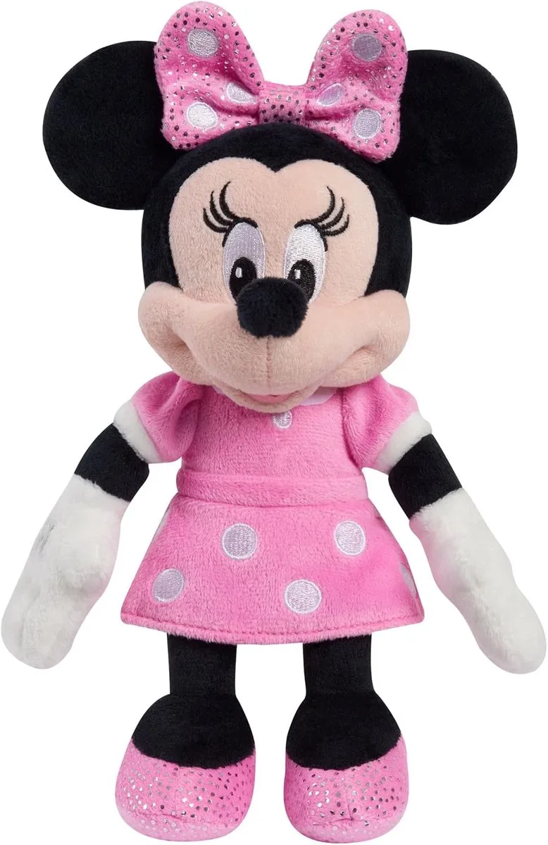 Minnie Mouse with Sounds Pluche Knuffel (Engelstalig) von Disney in Disney Classics Minnie Mouse Small Plush Toy with Sound Effects – Produktfoto