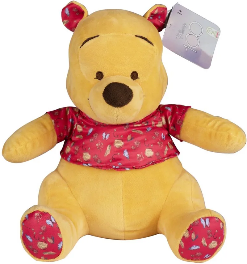 Pluche - met Print - en Geluid - Winnie the Pooh - Knuffel de Disney en Multicolore – photo du produit