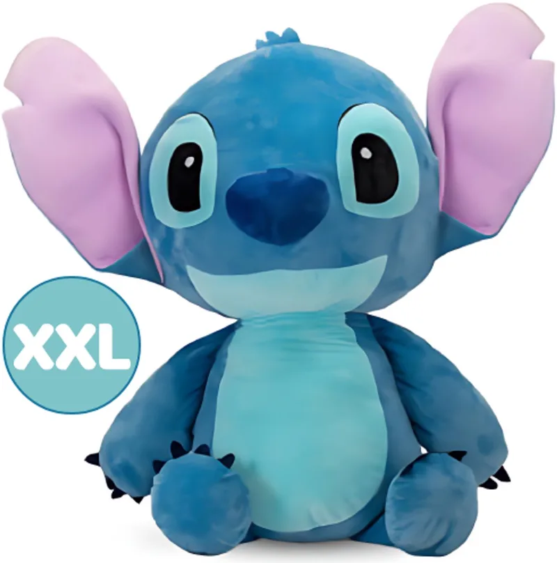 Stitch Disney Lilo en Stitch Pluche Knuffel XXL 100 cm - Speelgoed XL Knuffels voor Kinderen Jongens Meisjes - Lilo & Stitch Plush Toy van Disney in Blauw – productfoto