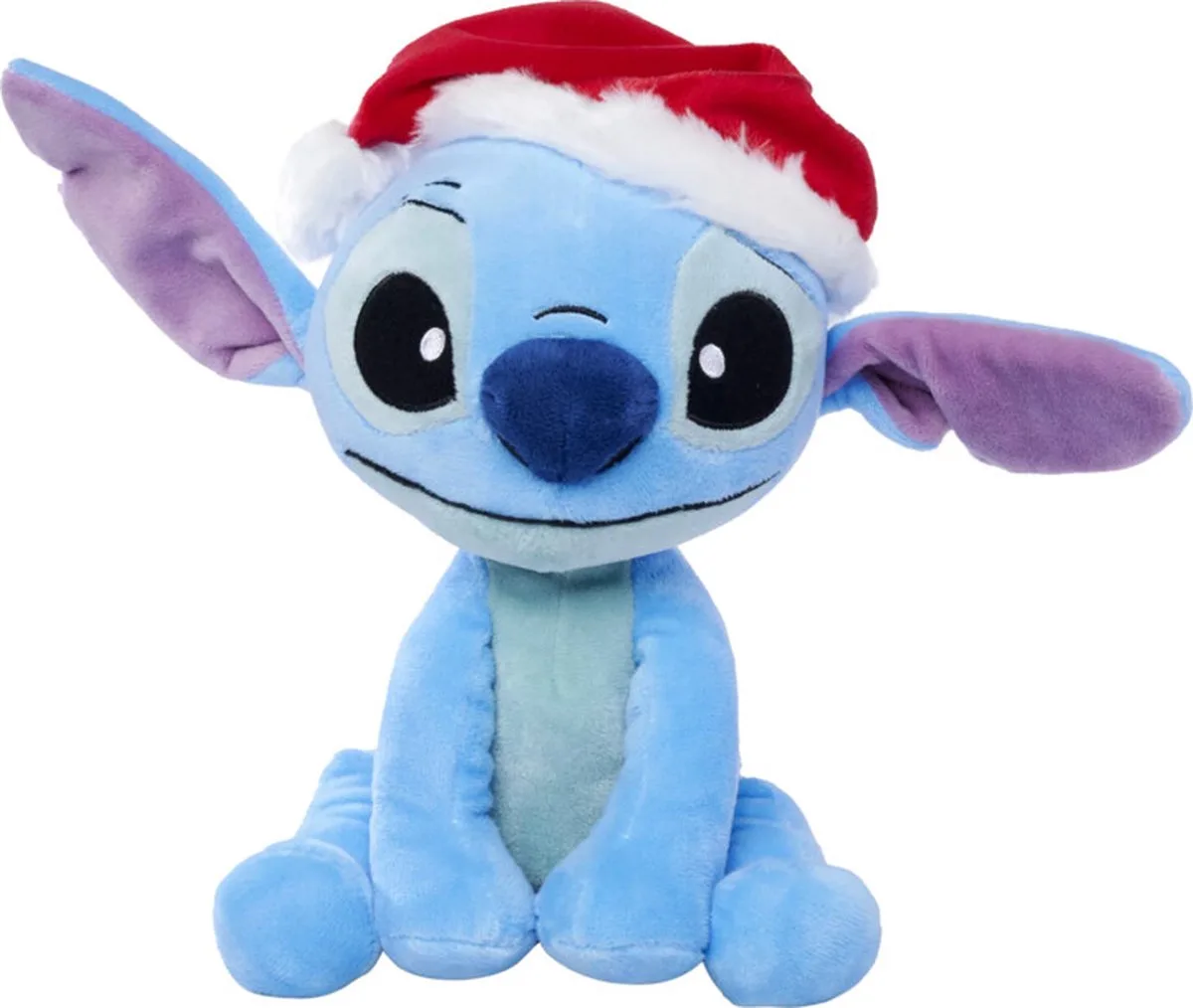 Stitch Kerst Disney Lilo & Stitch Pluche Knuffel 30 cm - Kerstmuts Kerstmis Cadeau - Speelgoed Knuffels voor Kinderen Jongens Meisjes - Feestdagen Plush - Kerstcadeau - Stitch, Leroy, Angel, Scrump, Lilo de Disney en Stitch – photo du produit