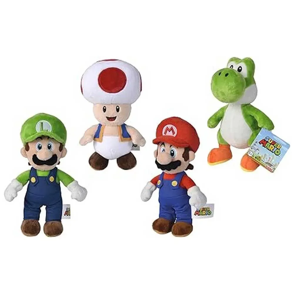 Supermario Pluchen Speelgoed 4 Geassorteerd 20 Cm van Disney – productfoto