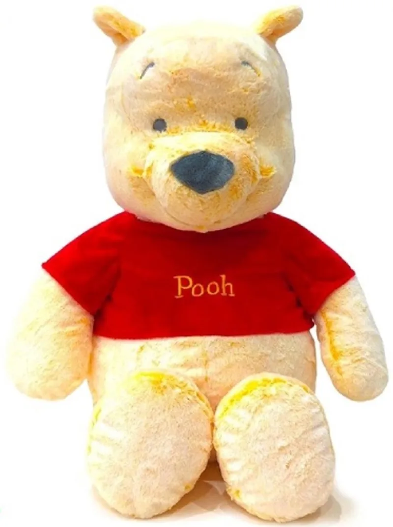 Winnie the Pooh Happy Disney Pluche Knuffel 32 cm [Winnie de Poeh Beer Plush Toy | Speelgoed Knuffeldier knuffelbeer voor kinderen jongens meisjes | Friends: Tijgetje - Iejoor/Eeyore - Piglet] de Disney en Orange – photo du produit