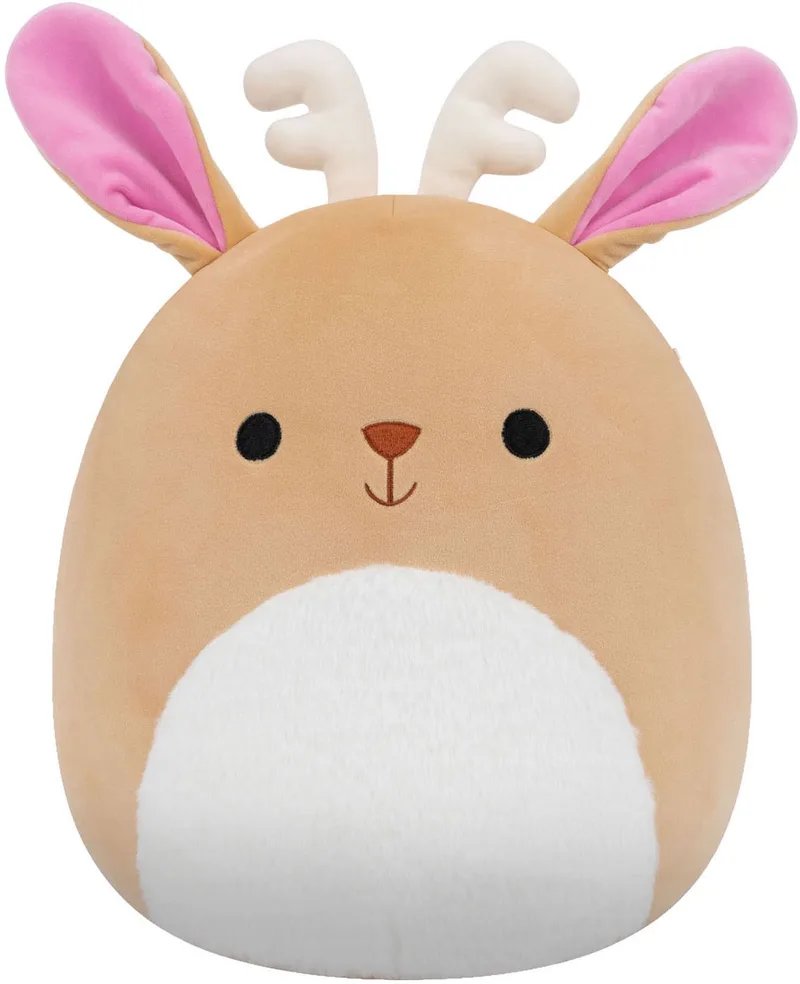 Squishmallows Knuffel Pluche Andrew Peach Jackalope 30cm von Jazwares in Mehrfarbig – Produktfoto
