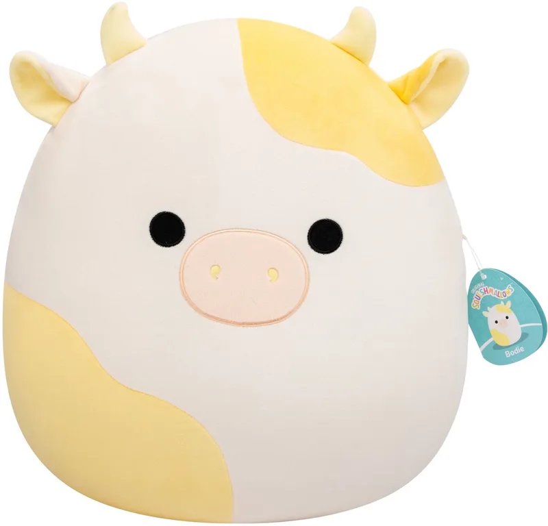 Squishmallows - Large Plush (Bodie - Yellow Spotted Cow) - 40cm Plush de Jazwares en Multicolore – photo du produit