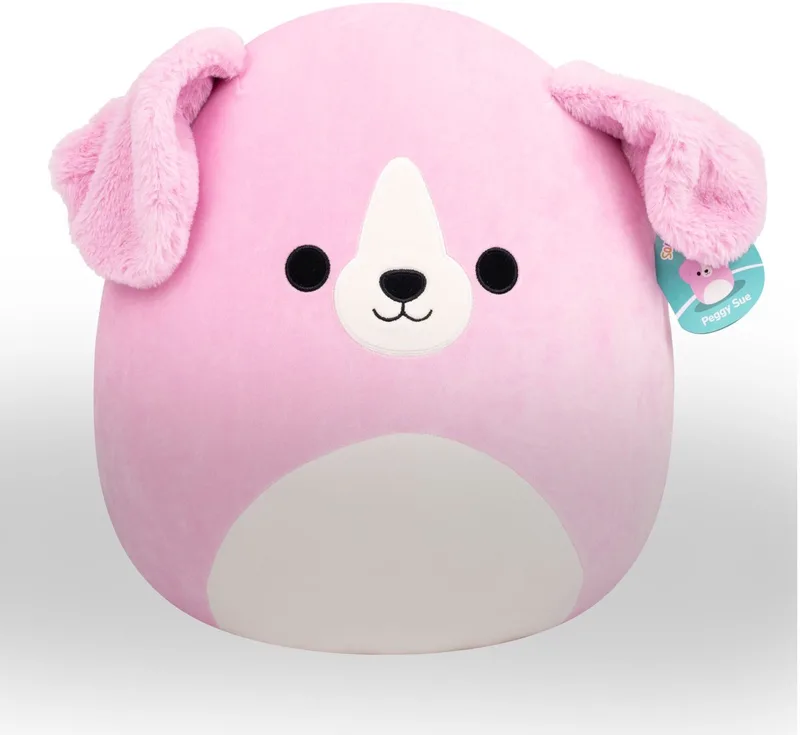 Squishmallows - Large Plush (Peggy Sue - Pink Golden Retriever W/White Belly) - 40cm Plush från Jazwares i Flerfärgad – produktbild