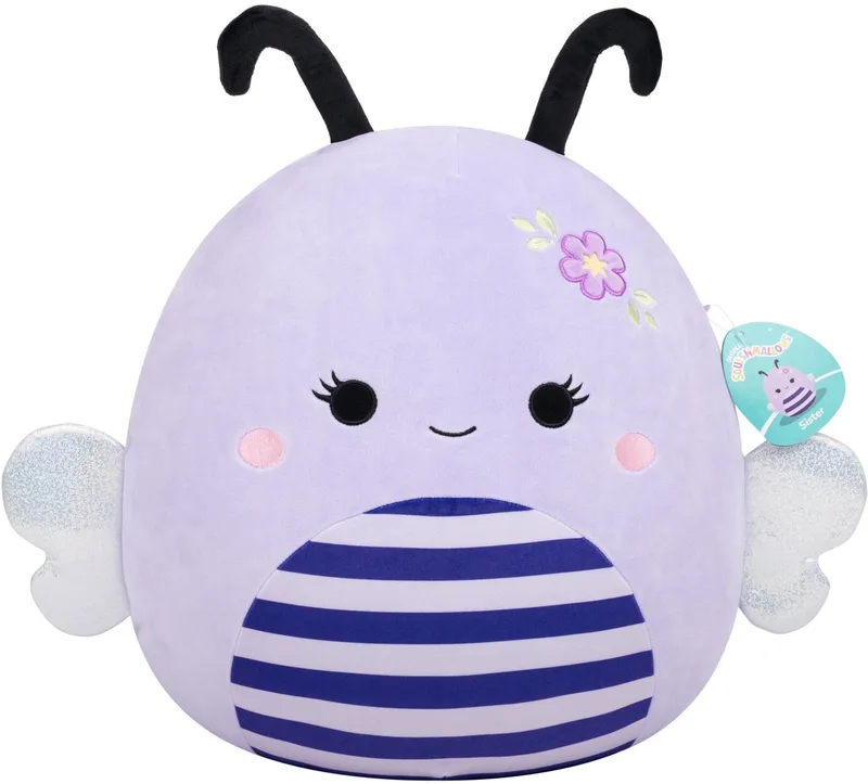 Squishmallows - Large Plush (Sister - Lavender Bee W/Flower) - 40cm Plush van Jazwares in Meerkleurig – productfoto