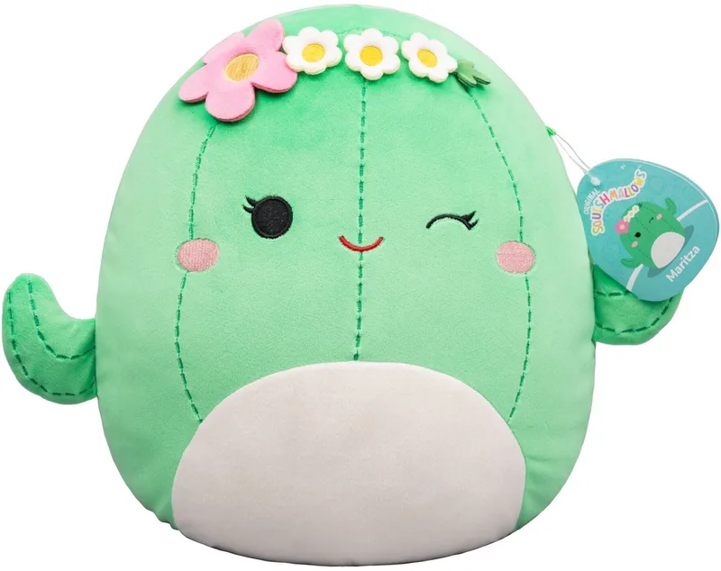 Squishmallows - Medium Plush (Maritza - Cactus W/Flower Crown) - 30cm Plush från Jazwares i Flerfärgad – produktbild
