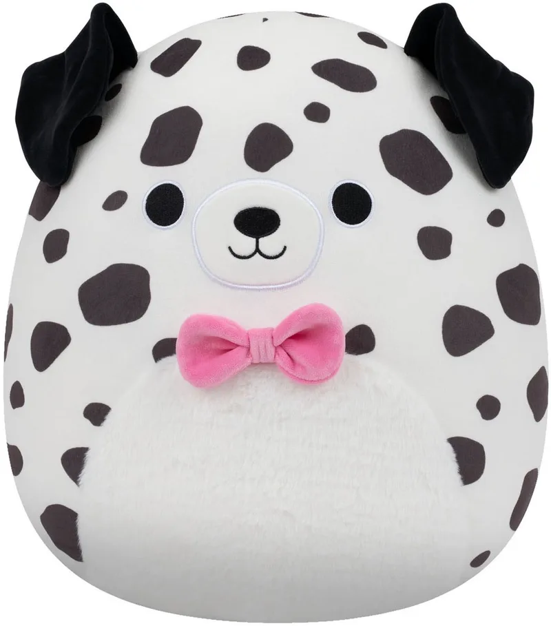 Squishmallows Pluchen Knuffel Dustin White Dalmatian 40cm by Jazwares in Multicolour – product photo