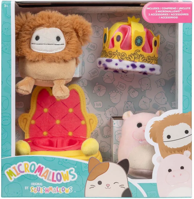 Squishville Mini Squishmallows Knuffel Figure Accessoires Set Parade Flaot 5 cm Knuffeles fra Jazwares i Flerfarvet – produktbillede