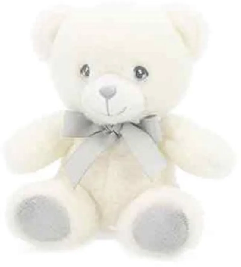 baby beer - 15 cm - Dieren knuffelbeesten van Keel Toys in Wit – productfoto