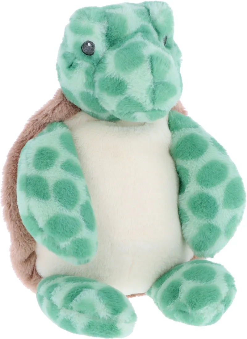 Baby schildpad - 27 cm - Dieren knuffelbeesten van Keel Toys in Groen – productfoto