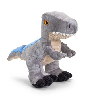 Dinosaurus Raptor - 26 cm - Dieren knuffelbeesten van Keel Toys in Meerkleurig – productfoto 2 van 2