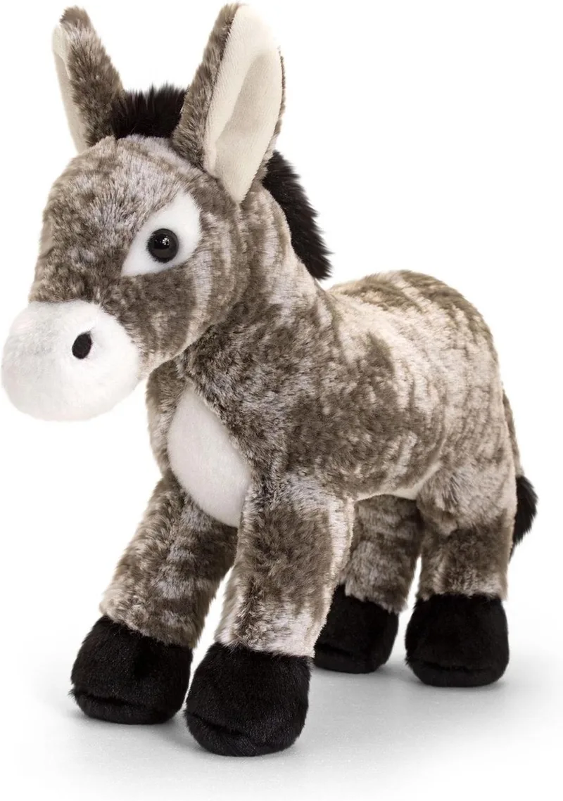 Donkey - 24cm van Keel Toys in Grijs – productfoto
