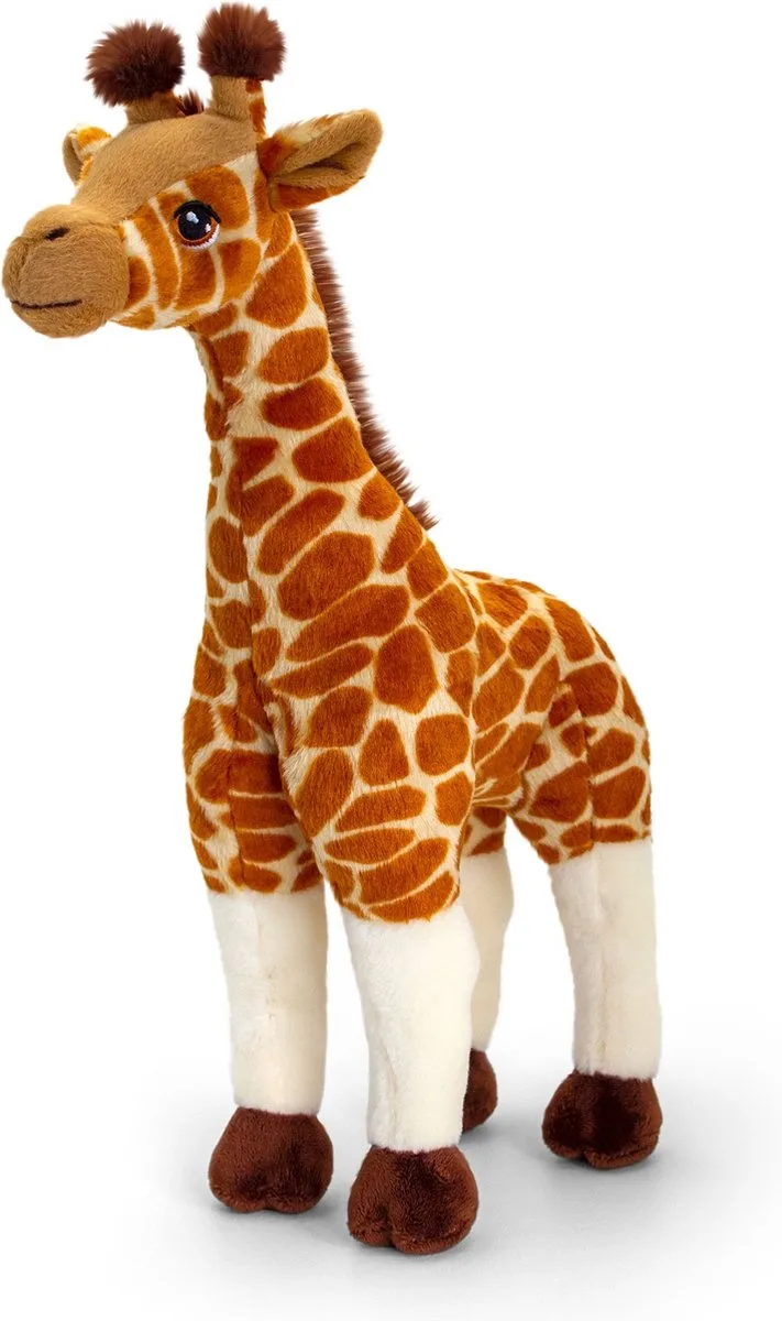 Giraffe - 40 cm - Dieren knuffelbeesten van Keel Toys in Meerkleurig – productfoto