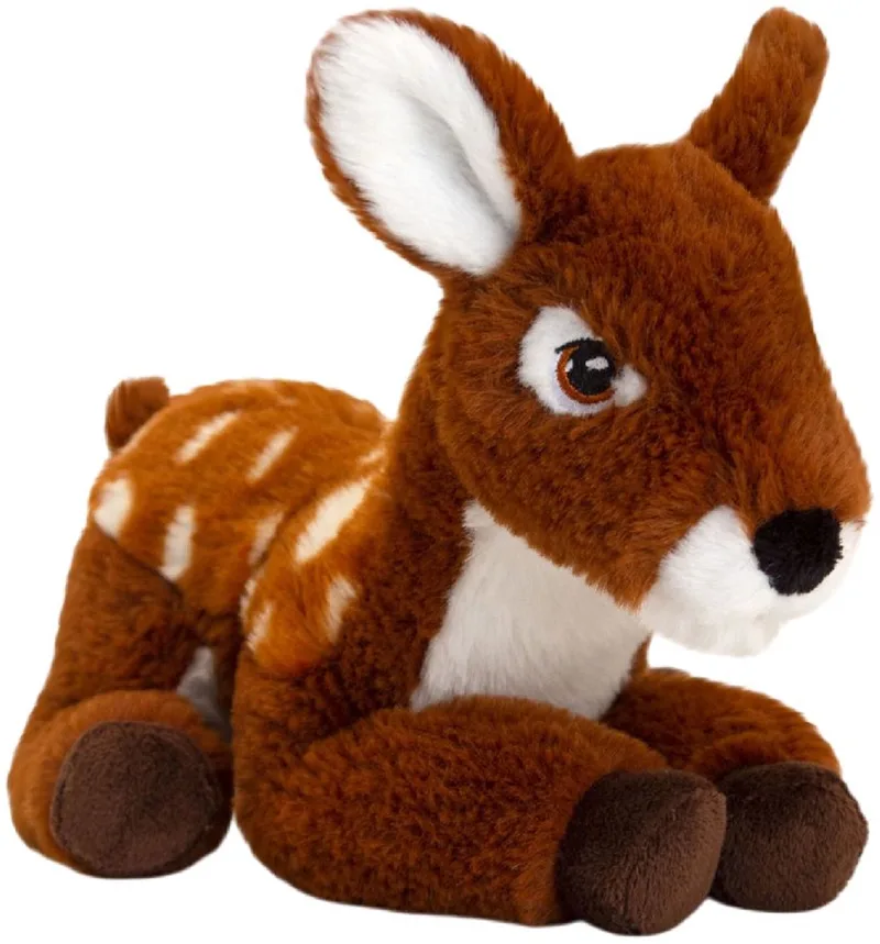 hertje - 22 cm - Dieren knuffelbeesten van Keel Toys in Bruin, Wit – productfoto