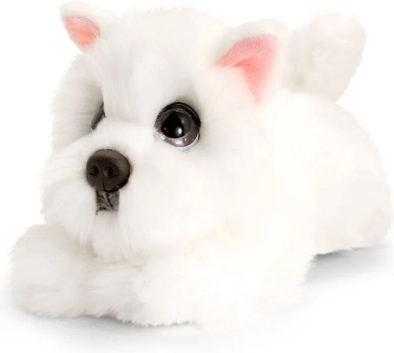 honden knuffel - Westhighland Terrier - 24 cm van Keel Toys in Wit – productfoto