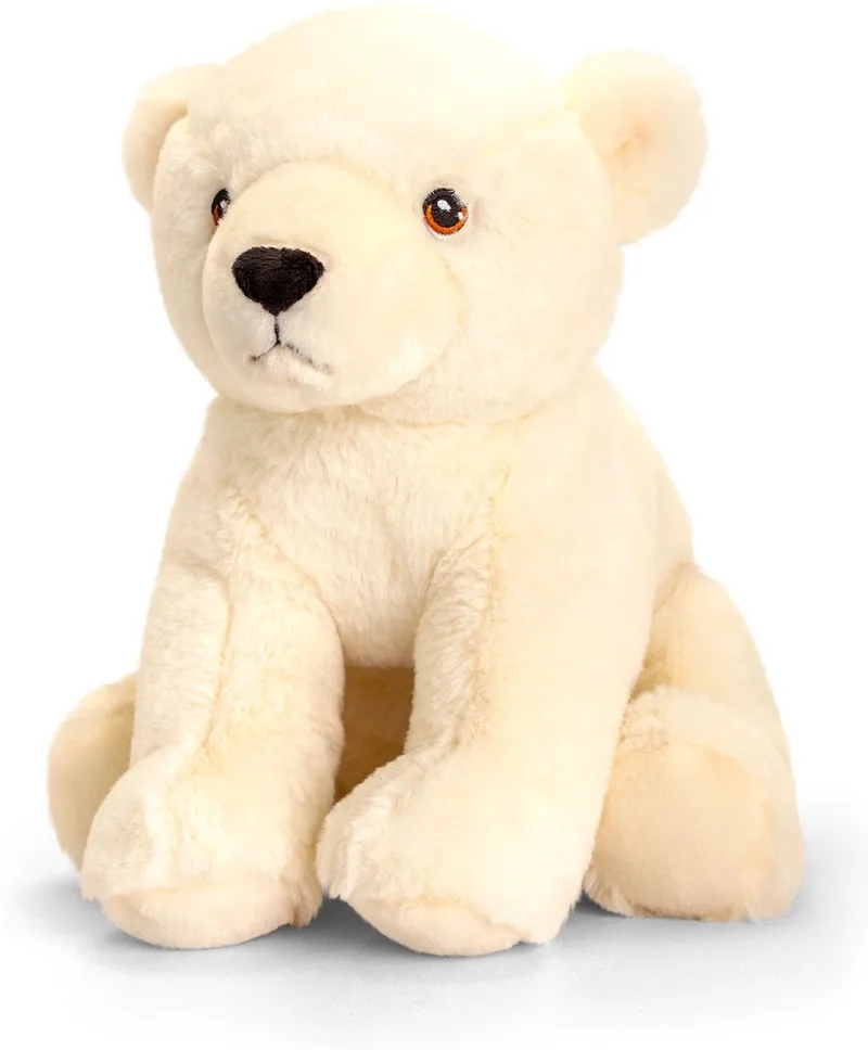 Ijsbeer - 25 cm - Dieren knuffelbeesten van Keel Toys in Meerkleurig – productfoto