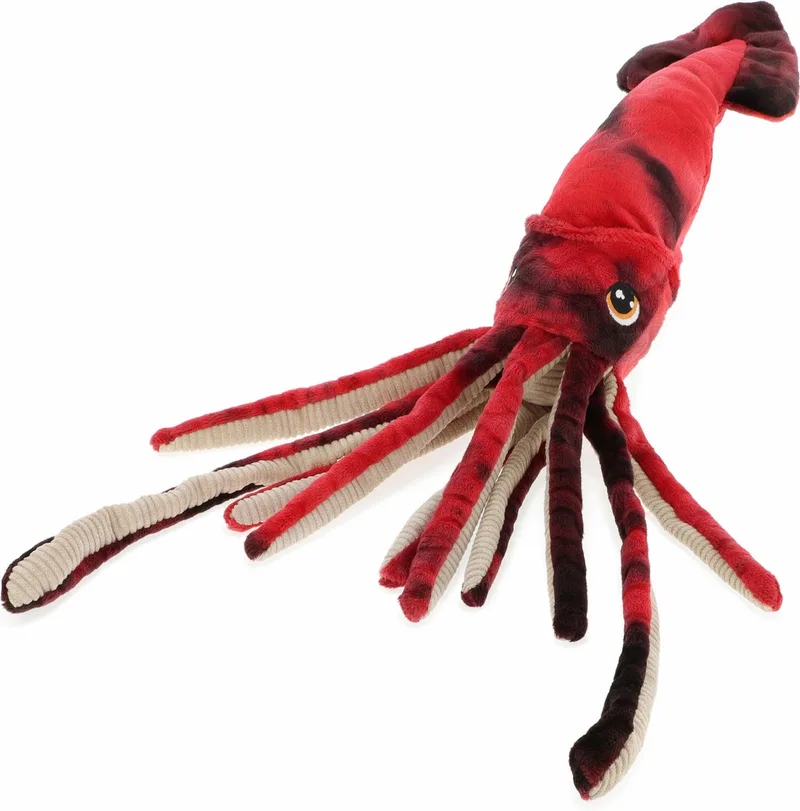 Inktvis / Octopus - 25 cm - Dierenknuffelbeesten van Keel Toys in Rood – productfoto