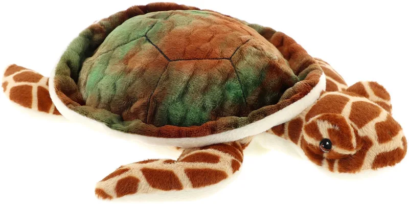 Keeleco knuffel schildpad - 25 cm - dierenknuffels van Keel Toys in Bruin – productfoto