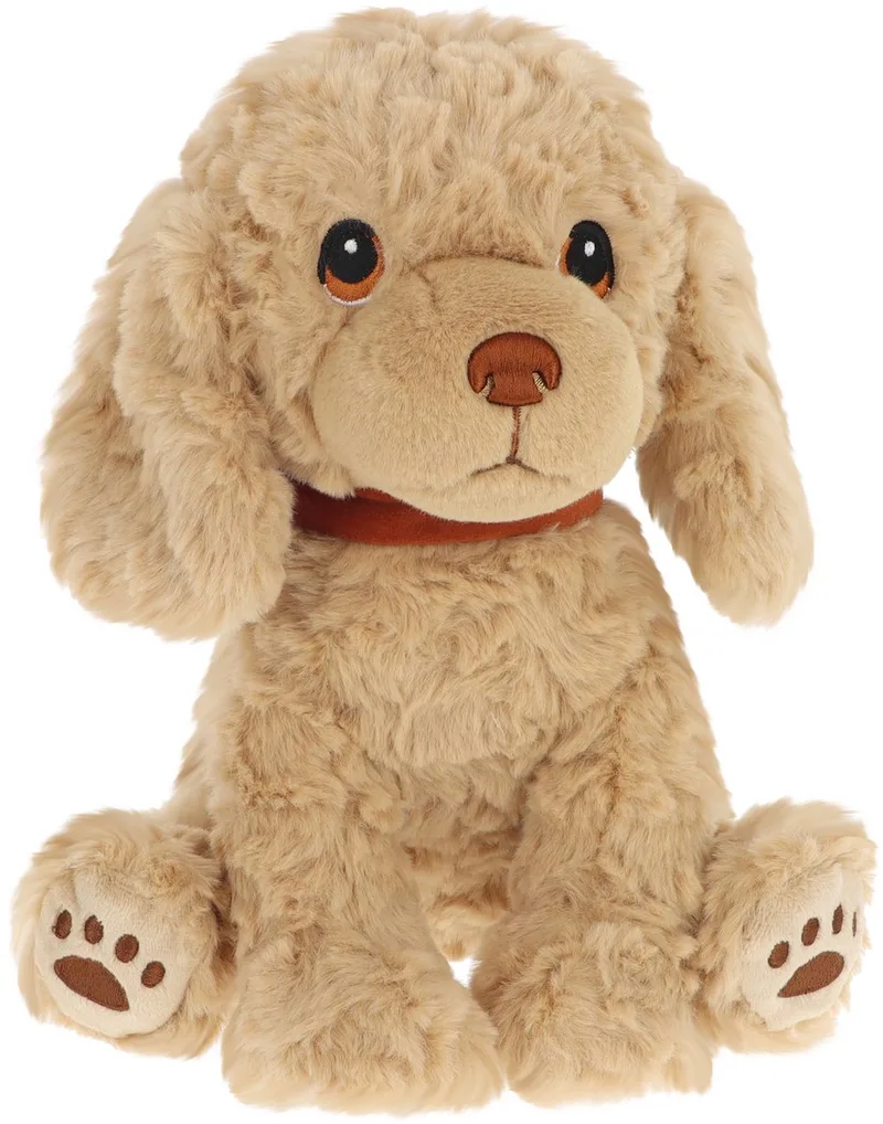 Keeleco puppy Cavapoo knuffel - 23 cm - dierenknuffels van Keel Toys in Beige – productfoto