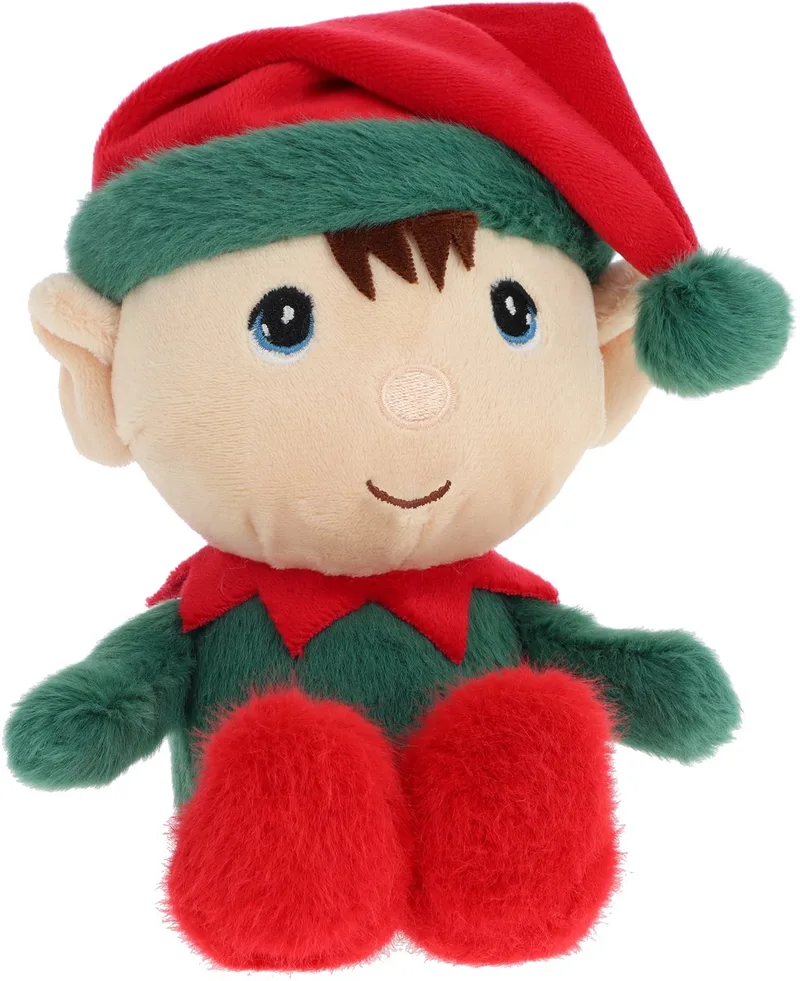 kerstelf - 15 cm - knuffels van Keel Toys in Groen – productfoto