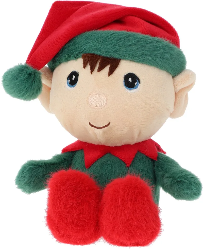 kerstelf - 20 cm - knuffels van Keel Toys in Groen – productfoto