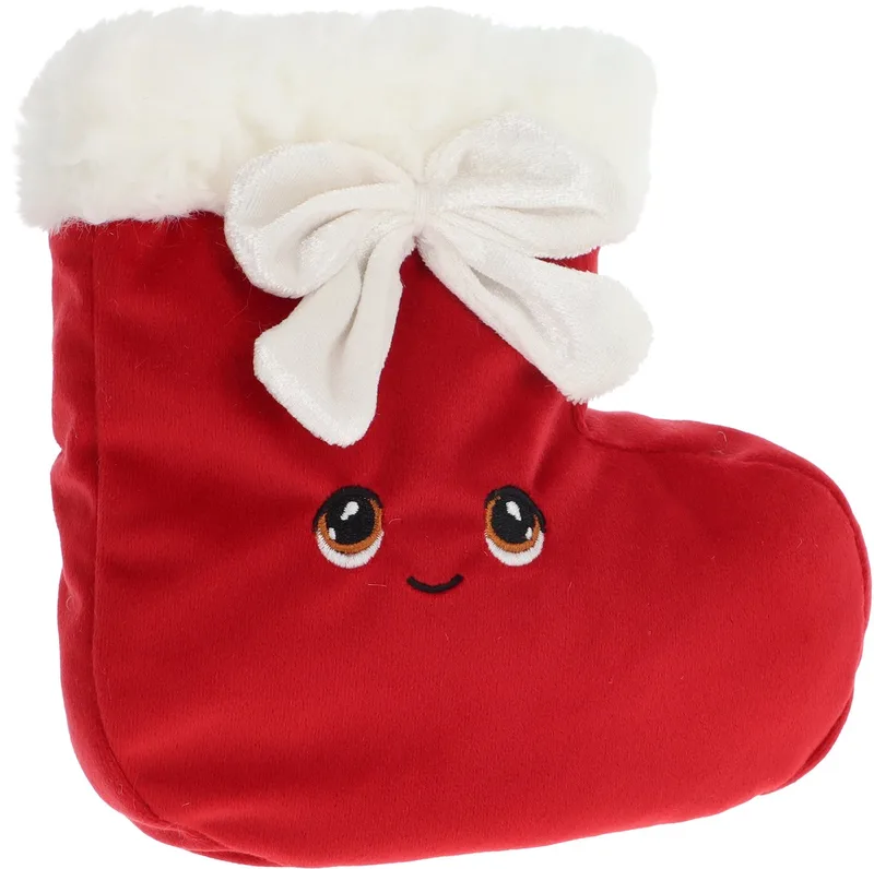 kerstsok - 15 cm - knuffels van Keel Toys in Rood – productfoto