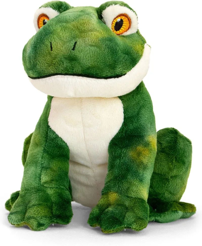 Kikker - 18 cm - Dieren knuffelbeesten van Keel Toys in Meerkleurig – productfoto