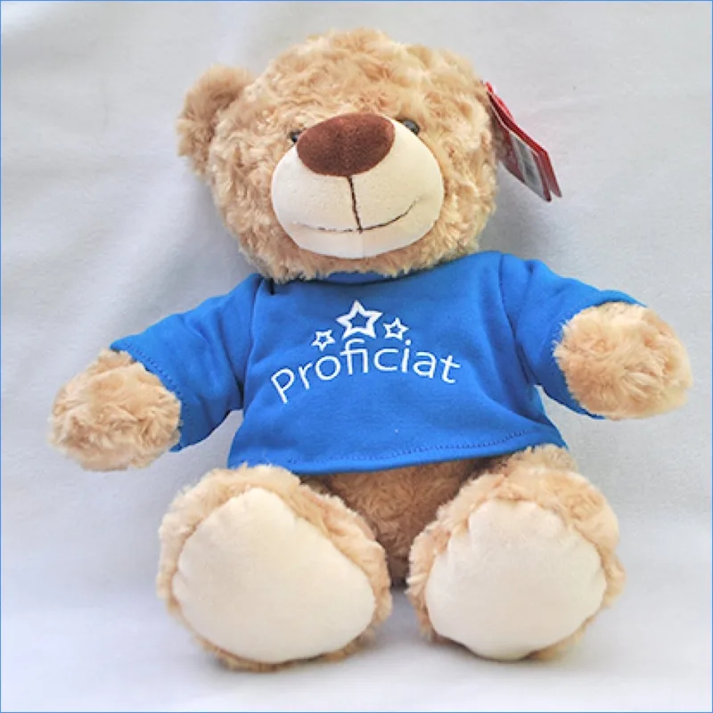 Knuffel Beer "Proficiat" 30 cm van Keel Toys in Bruin – productfoto