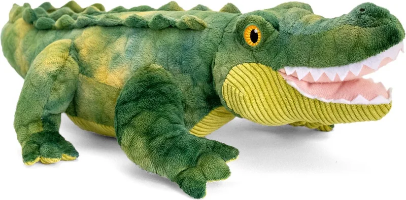 Krokodil - 52 cm - Dieren knuffelbeesten van Keel Toys in Meerkleurig – productfoto