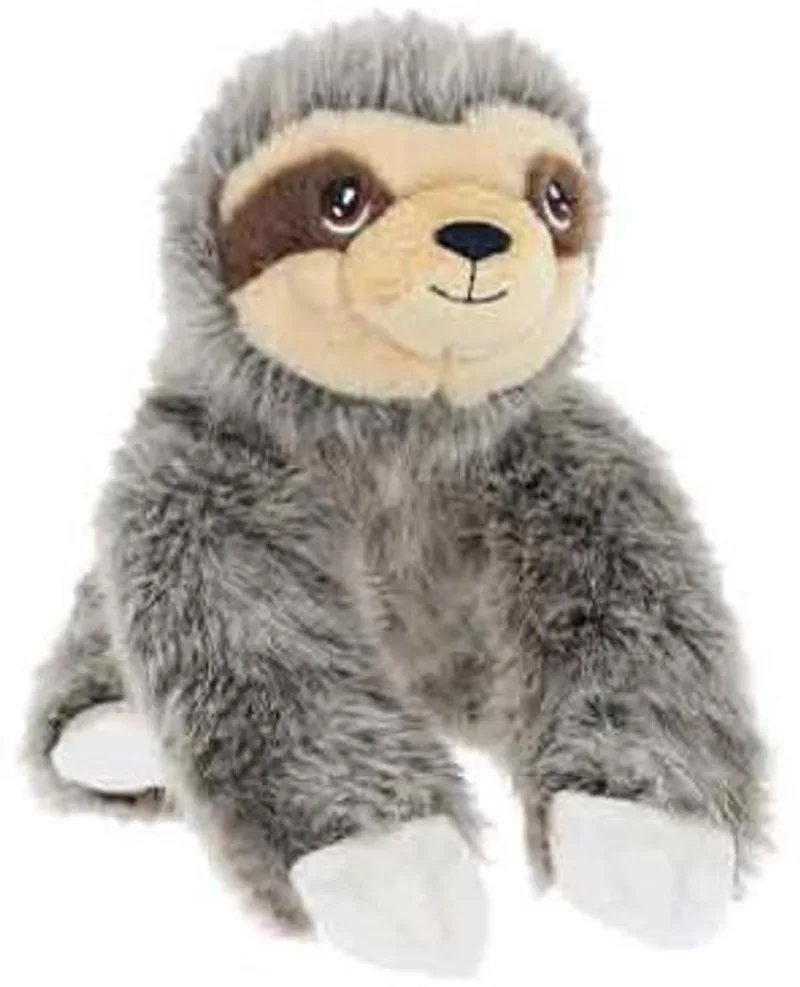 Luiaard - 18 cm - Dieren knuffelbeesten van Keel Toys in Bruin – productfoto