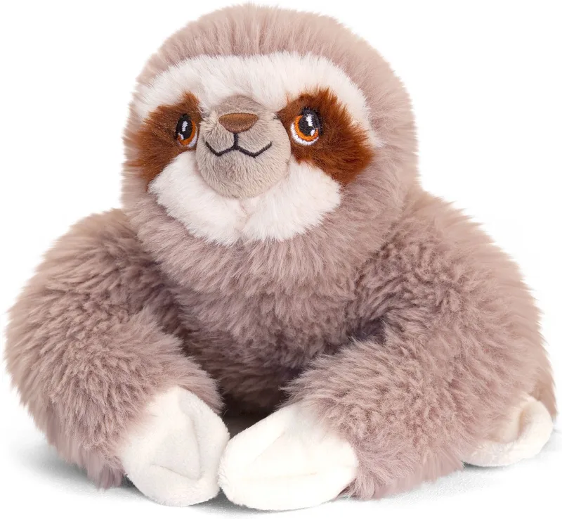 luiaard - 18 cm - Dieren knuffelbeesten van Keel Toys in Meerkleurig – productfoto