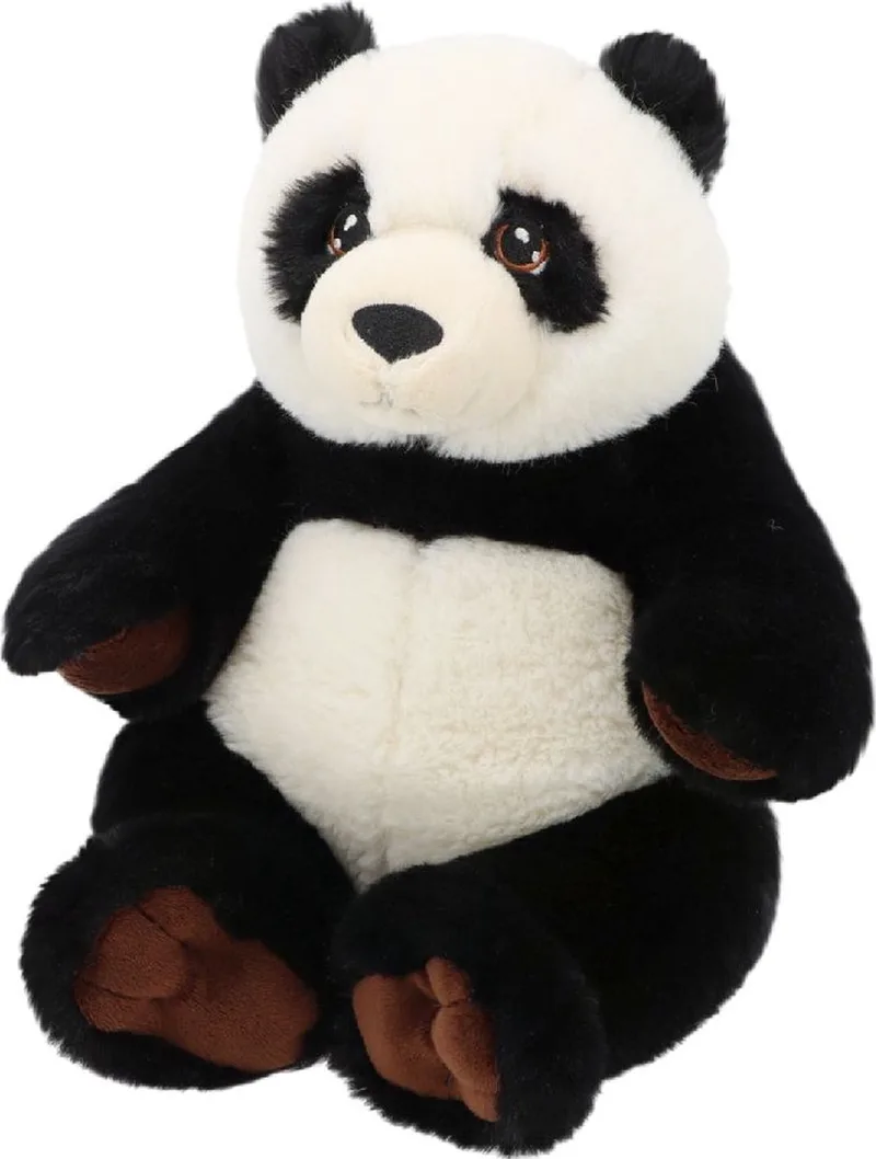 Panda - 28 cm - Dieren Knuffelbeesten van Keel Toys in Meerkleurig – productfoto
