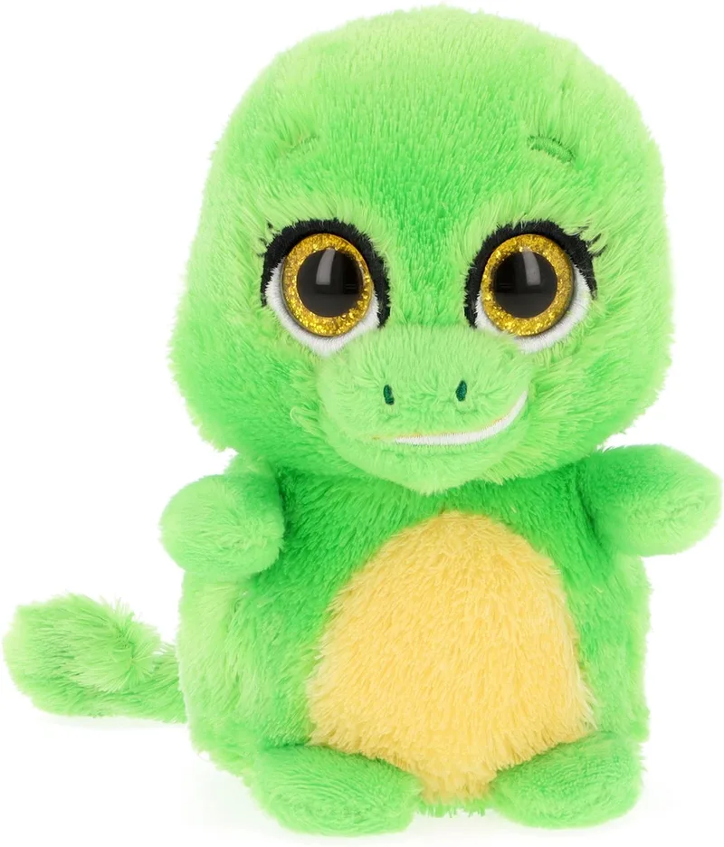Pippins Gecko - 14 cm - Dieren knuffel van Keel Toys in Groen – productfoto