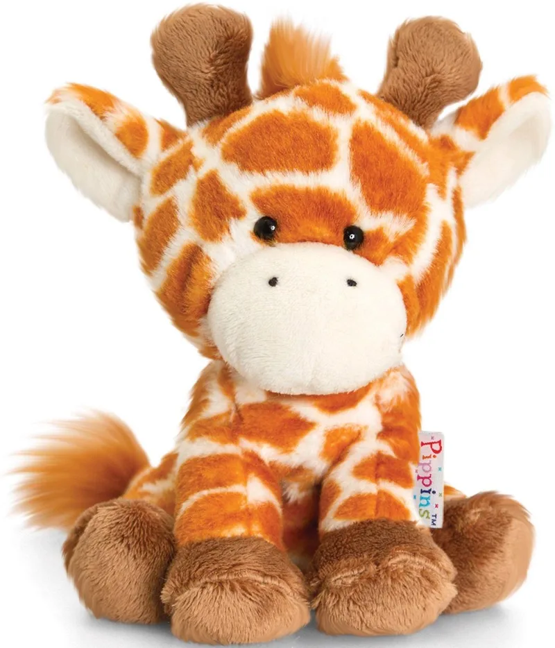 Pippins Giraffe - 14 cm - Dieren knuffel van Keel Toys in Meerkleurig – productfoto