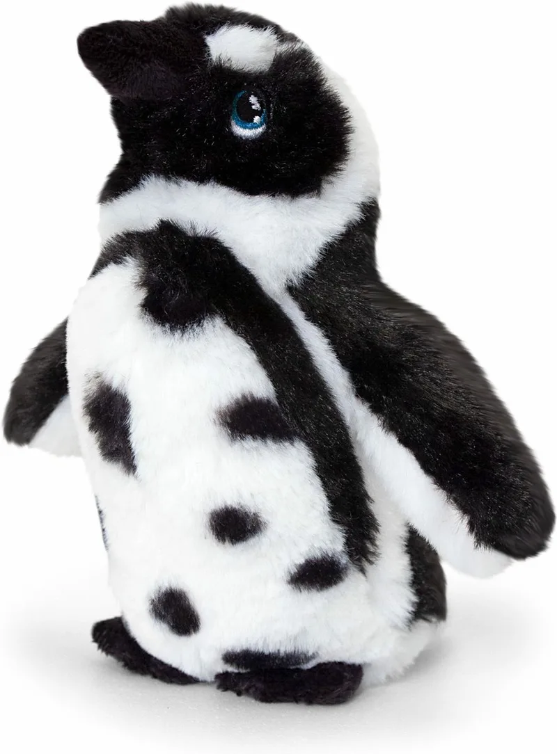 pluche Humboldt pinguin knuffeldier - wit/zwart - staand - 25 cm - Pooldieren van Keel Toys in Meerkleurig – productfoto