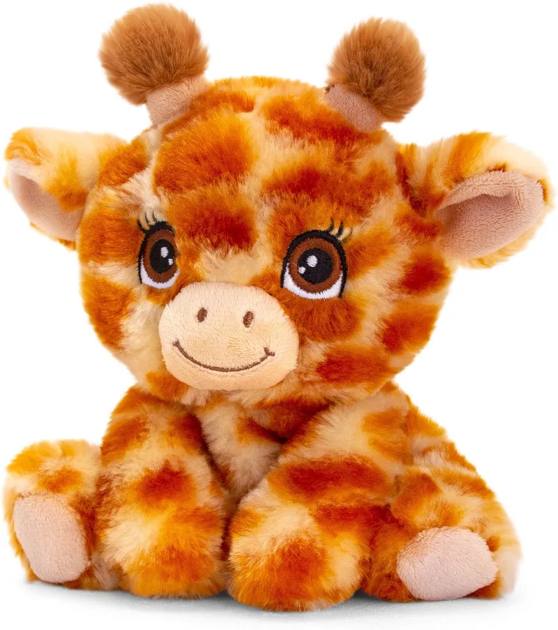 Keeleco Giraffe Soft Plush Toy – 16 cm fra Keel Toys i Flerfarvet – produktbillede 1 af 2