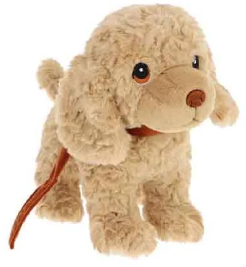 Puppy Love in lead Cavapoo - 23 cm - Dieren knuffelbeesten van Keel Toys in Beige – productfoto