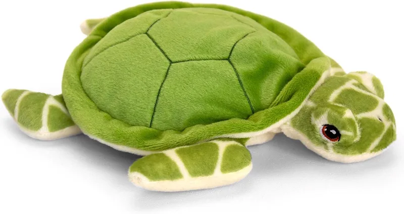 Schildpad - 25 cm - Dieren knuffelbeesten van Keel Toys in Groen – productfoto