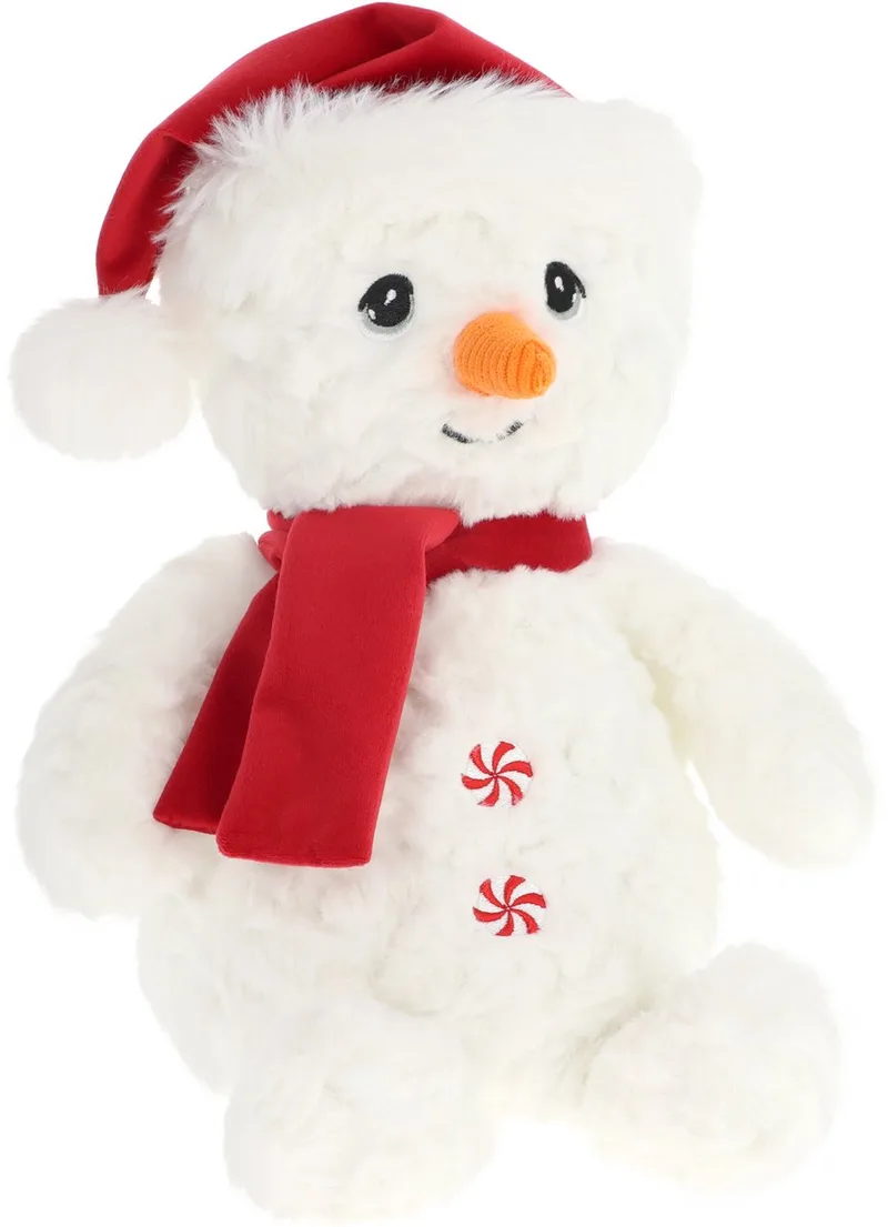 sneeuwpop - 25 cm - knuffels van Keel Toys in Wit – productfoto