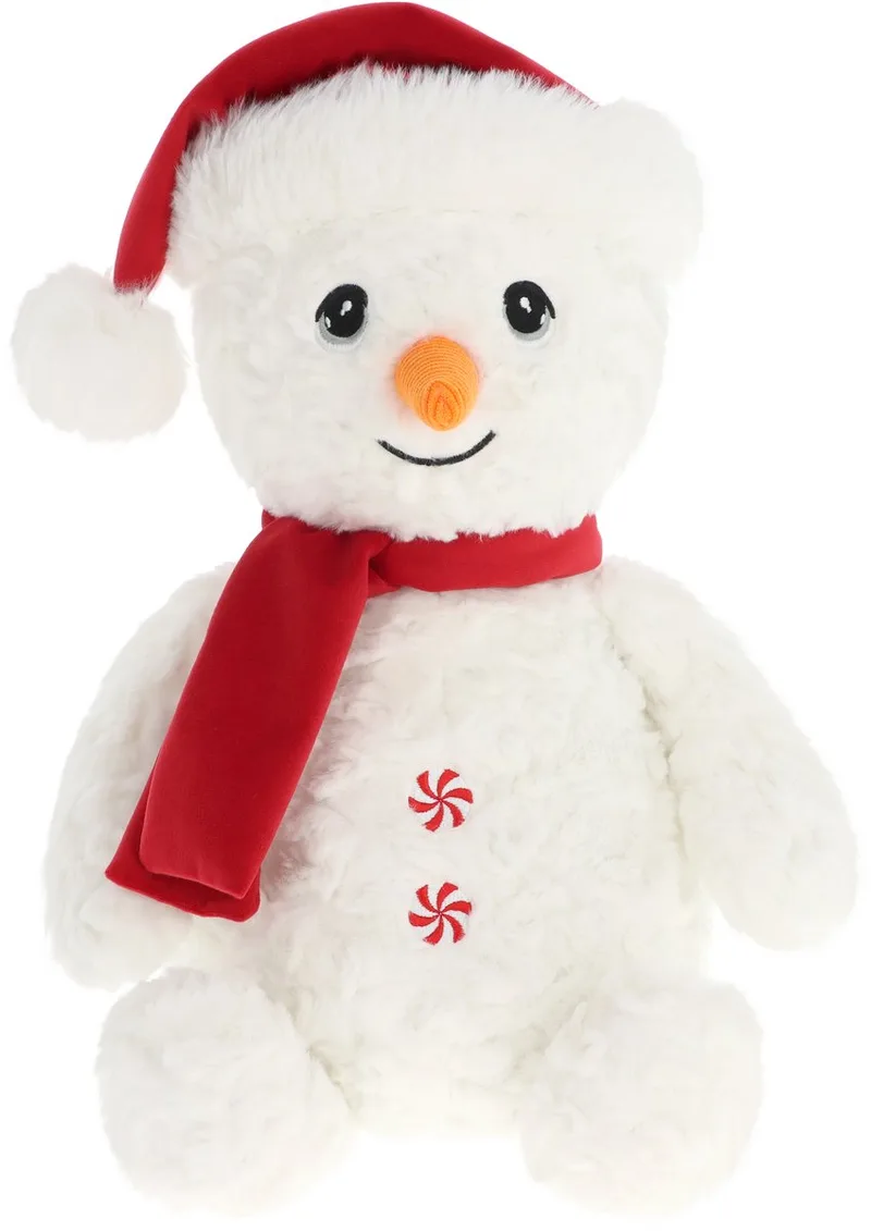 sneeuwpop - 35 cm - knuffels van Keel Toys in Wit – productfoto