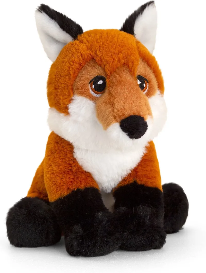 Vos - 18 cm - Dieren knuffelbeesten van Keel Toys in Meerkleurig – productfoto