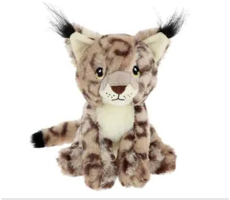 Wilde kat - 18 cm - Dierenknuffelbeesten fra Keel Toys i Beige – produktbillede