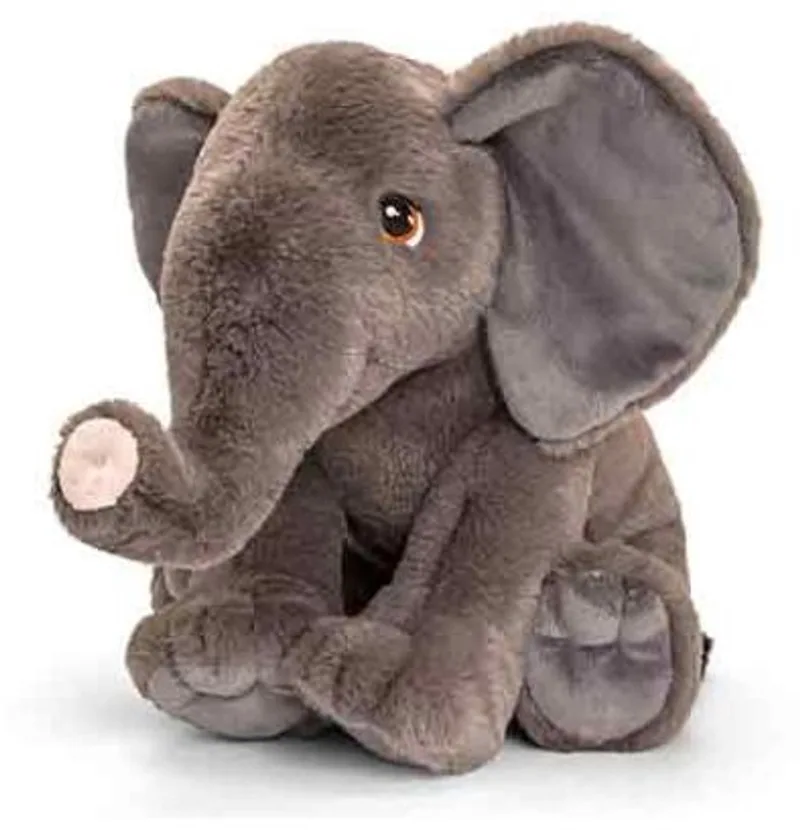 xl knuffel olifant - 60 cm - Dieren knuffelbeesten van Keel Toys in Bruin – productfoto