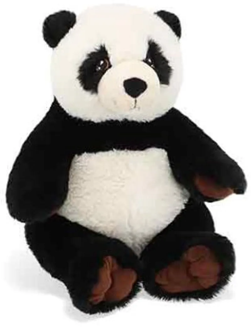 XL Panda - 60 cm - Dierenknuffelbeesten van Keel Toys in Zwart – productfoto